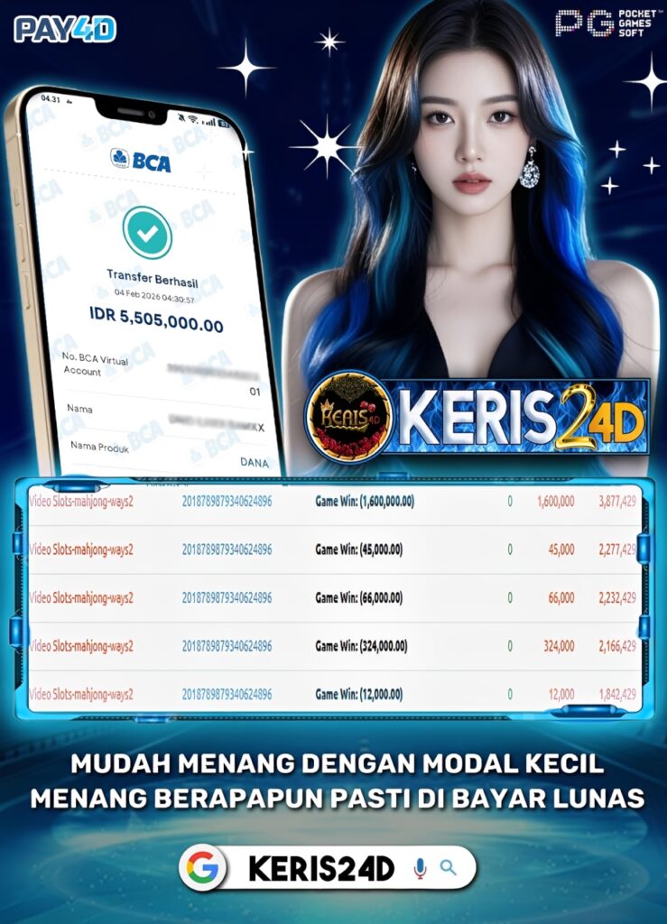 JACKPOT SLOT MAHJONG WAYS 2 04 FEBRUARI 2026